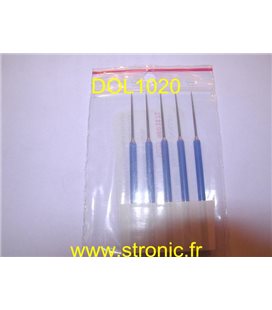 ELECTRODES ISOLEES 1 mm  x5